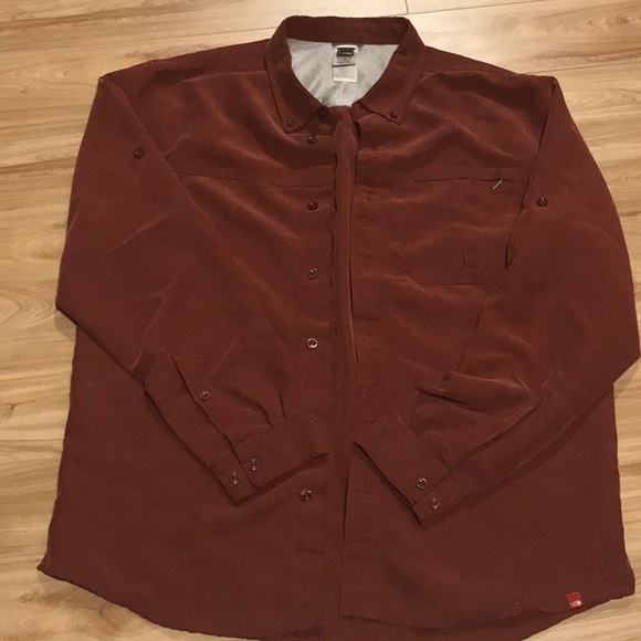 North Face long sleeve button down shirt - Picture 1 of 9